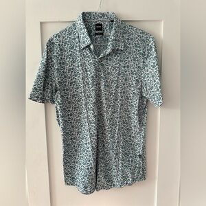 HUGO BOSS - stretch button down - slim fit XL